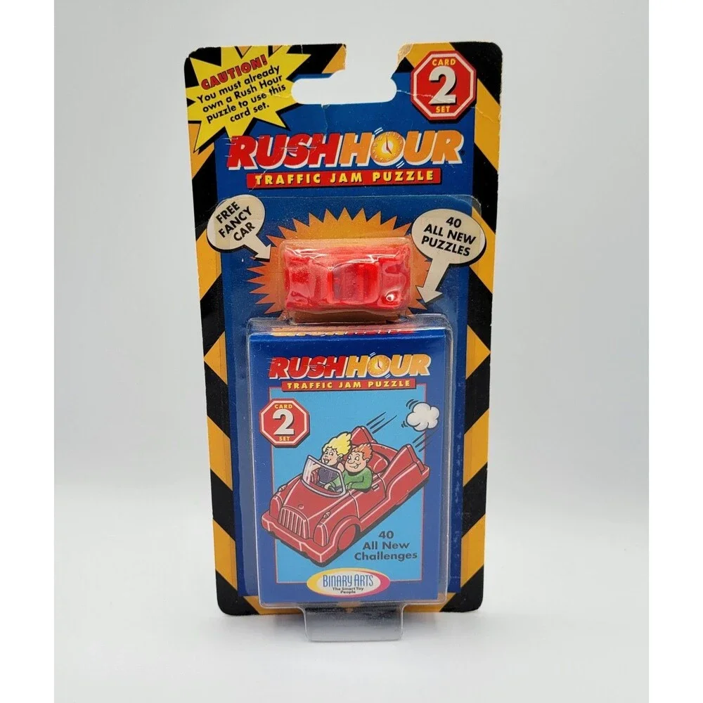 1997 Rush Hour Traffic Jam Card Set #2  40 card pack & Car